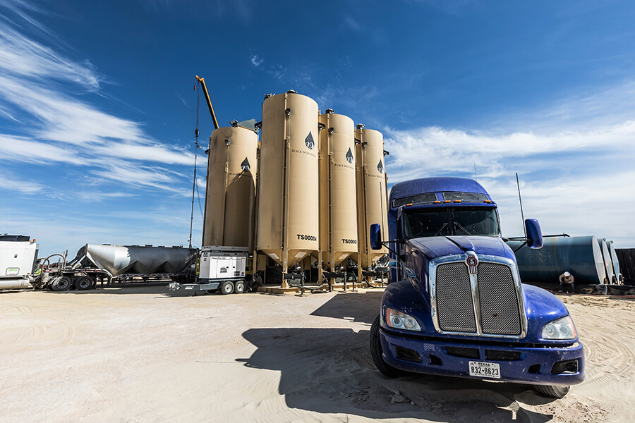 Frac Sand Proppant Sales & Hauling in the Permian Basin in Winkler County, Texas