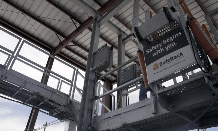 SafeRack at Black Mountain Sand's Vest Mine in the Permian Basin