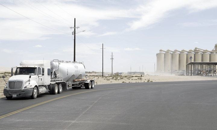 Truck Exit at Black Mountian Sand